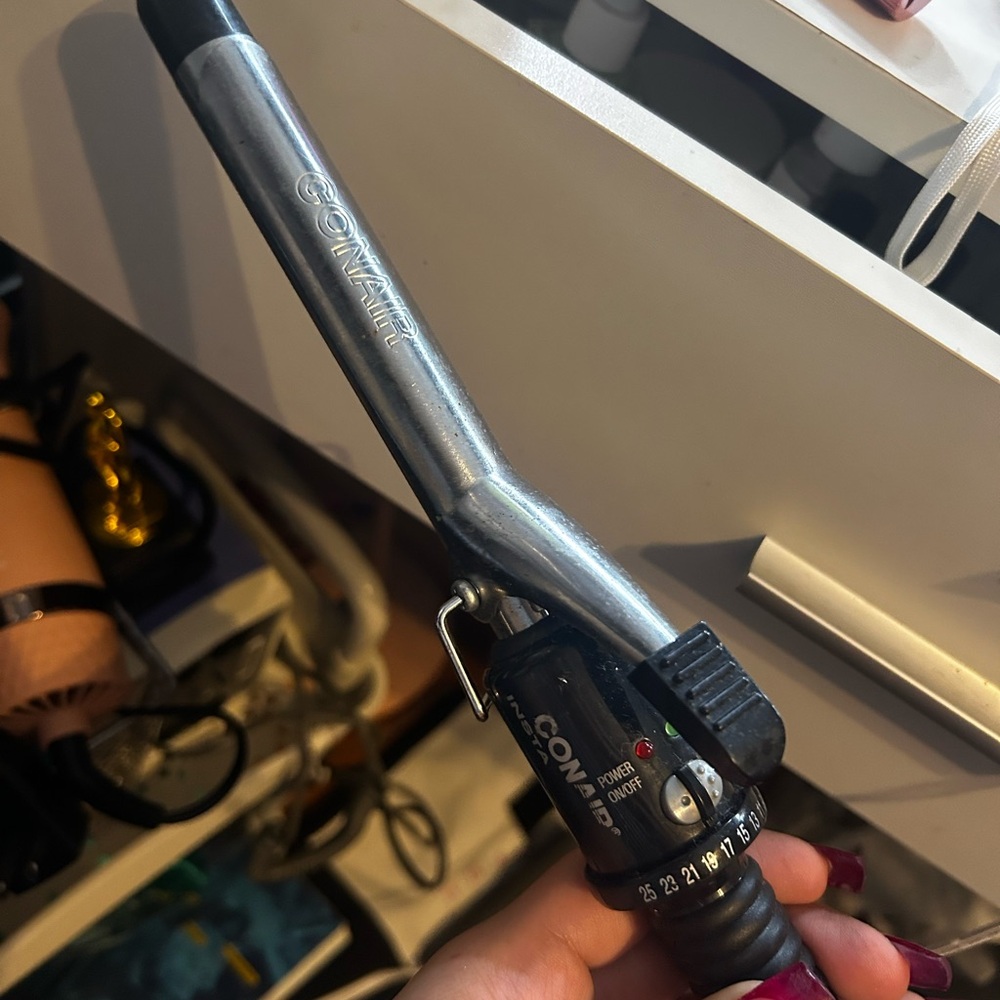 Conair Silver and Black Curling Iron